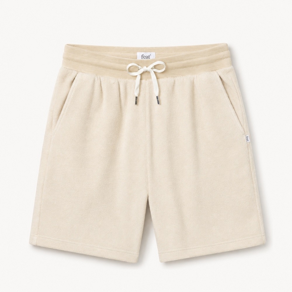 FEAT Oatmeal  BlanketBlend Lounge Shorts – Men's